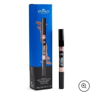 Eyeko Cookies & Cream Double Act Shadow Stick with Sharpener